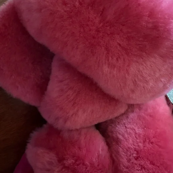 Emu Australia Pink Sheep Fur Slippers - Picture 5 of 8